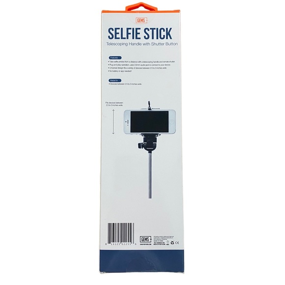NIB GEMS Selfie Stick with Pink Handle - Picture 2 of 5